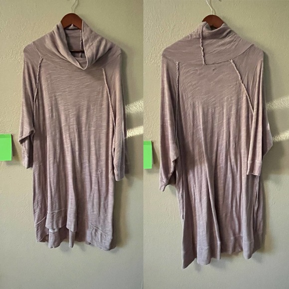 Free People Beach Terry cocoon cowl neck dress - Picture 2 of 6